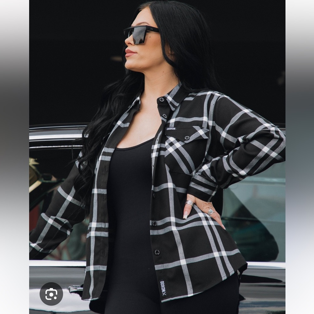 Dixxon Womens The Decade Flannel, Size Large